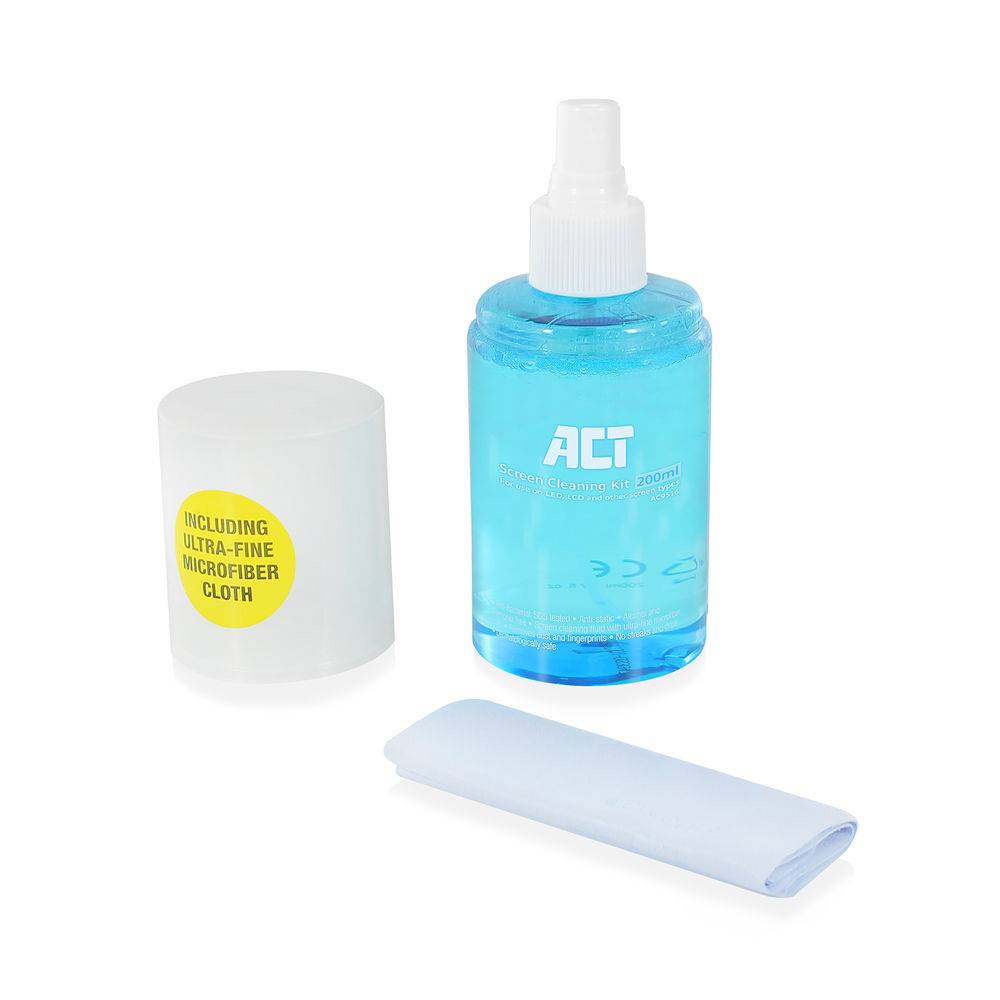 ACT AC9516 kit pulizia computer LCD/LED/Plasma, LCD/TFT/Plasma, schermi immagine/plastica spray per pulizia apparecchi 2-2