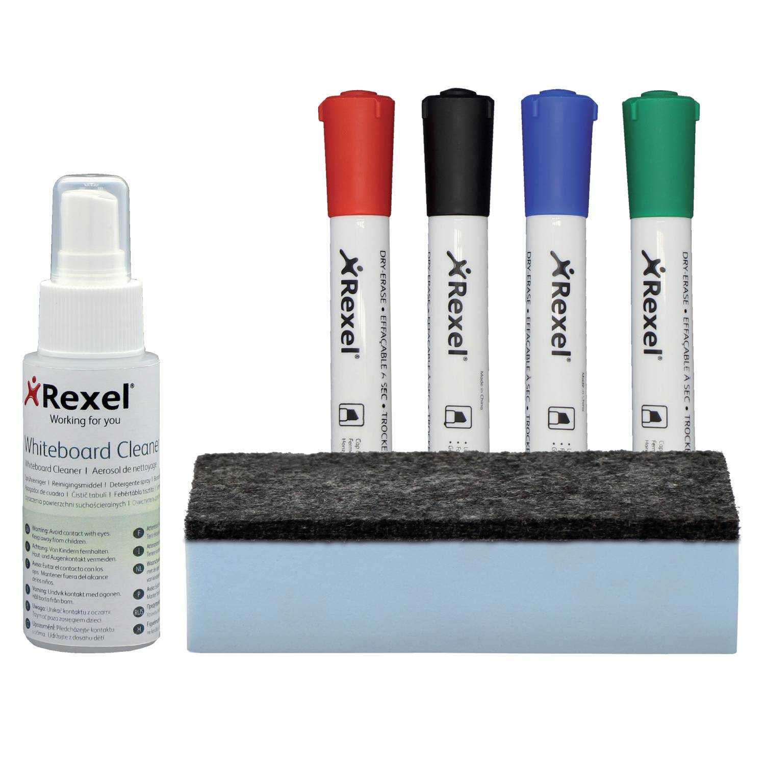 Rexel Kit di pulizia per lavagne bianche-1