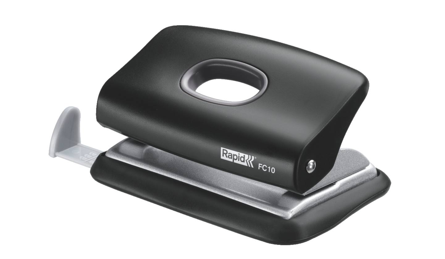 Rapid FC10 perforatore e accessori 10 fogli Nero-1