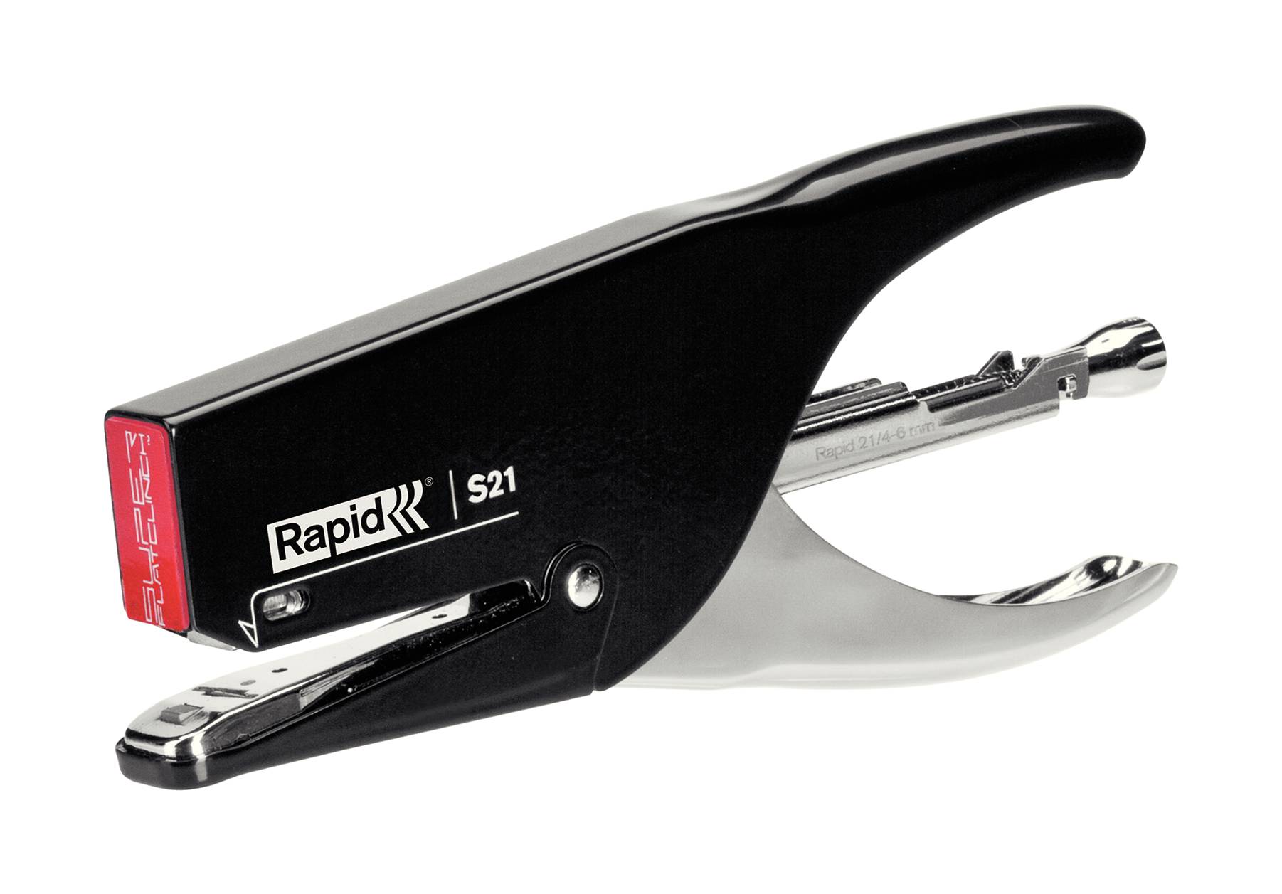Rapid 24812601 cucitrice Punto piatto Nero, Acciaio inox-2