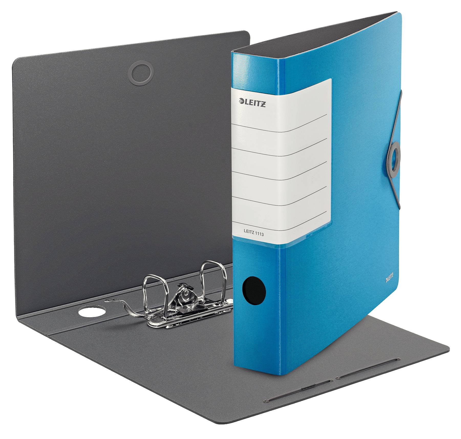 Leitz 11130030 raccoglitore ad anelli A4 Blu-4
