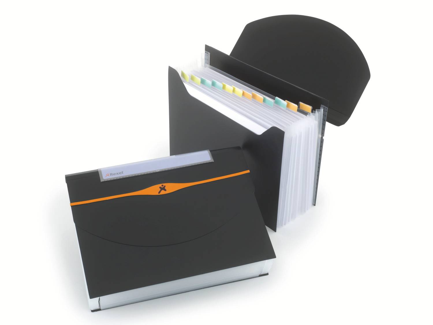 Rexel Optima Fächermappe mit 13 Fächern - schwarz - Schwarz - Polypropylene (PP) - A4 - China (2102483)-2