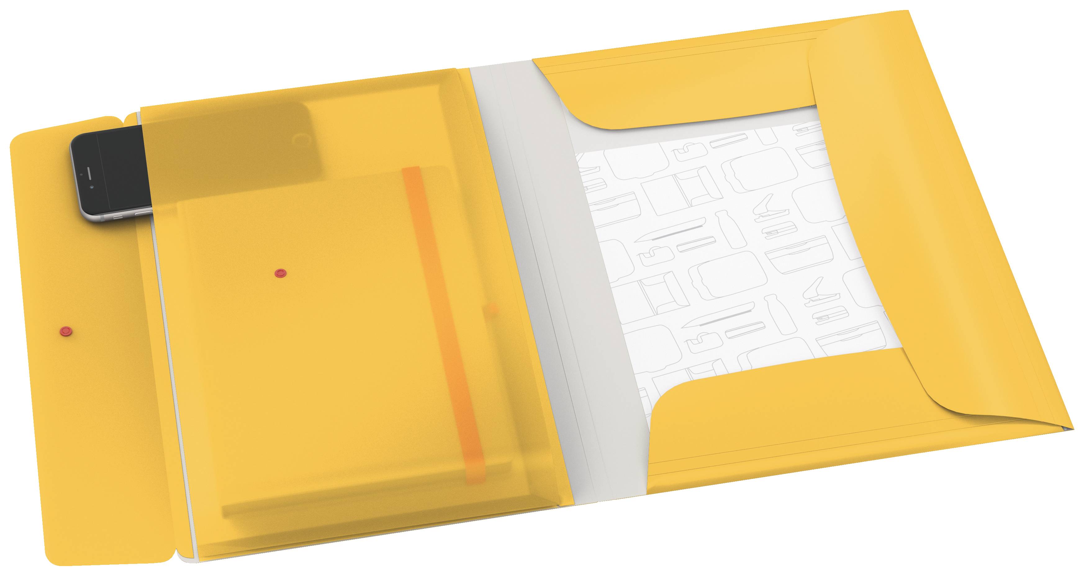 Leitz 46190019 cartella Polipropilene (PP) Giallo A4-3