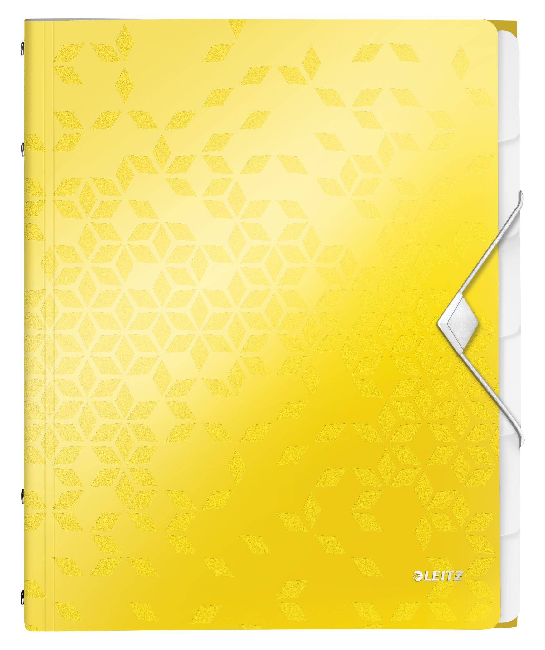 Cartella di ordine Leitz DIN A4 GIALLO 6 volte-1