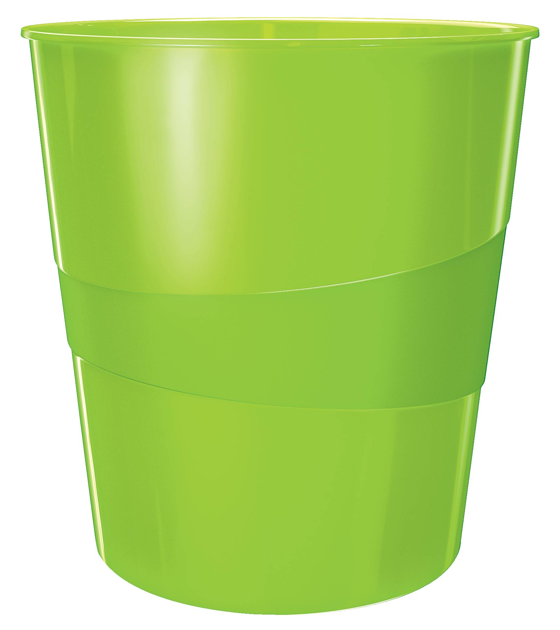 Cestino Gettacarte Wow Leitz - 15 Litri - 52781054 (Verde Lime)-1