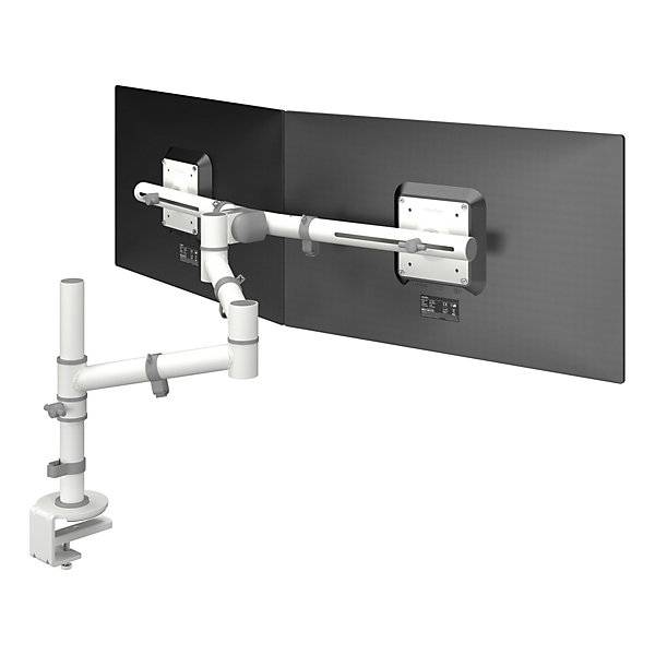 Dataflex Viewgo braccio porta monitor - scrivania 130 (Dataflex Viewgo dual monitor arm - white - desk clamp and bolt th-1