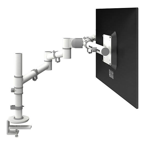 Dataflex Viewgo braccio porta monitor - scrivania 130 (Dataflex Viewgo dual monitor arm - white - desk clamp and bolt th-2