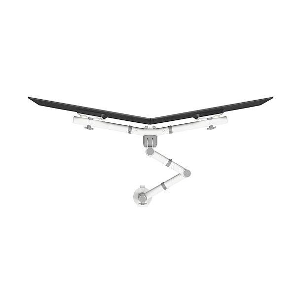 Dataflex Viewgo braccio porta monitor - scrivania 130 (Dataflex Viewgo dual monitor arm - white - desk clamp and bolt th-3