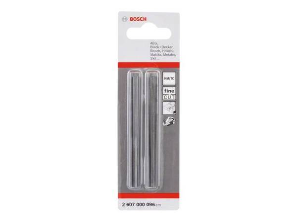Bosch - Hobelklinge - für Weichholz, Hartholz, Holzverbundstoffe - 2 Stücke - Länge: 82 mm - Breite: 5,5 mm (2607000096)