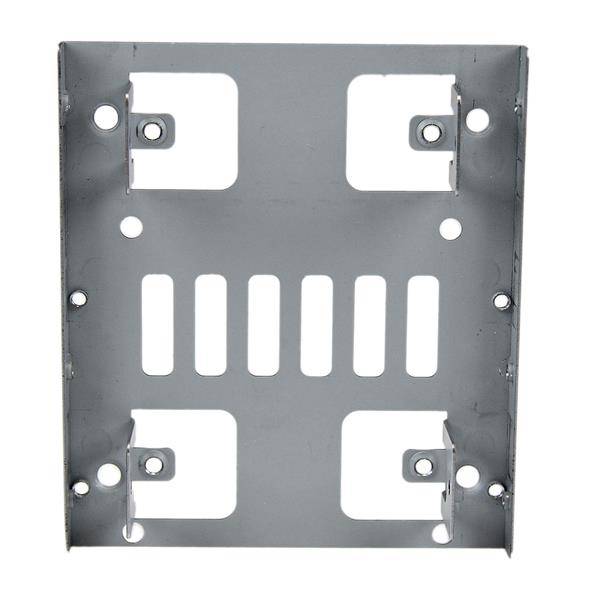 StarTech.com Staffa per doppio HDD da 2,5" a 3,5” per dischi rigidi SATA - Staffa per 2 dischi da 2,5" a 3,5” per mo-3