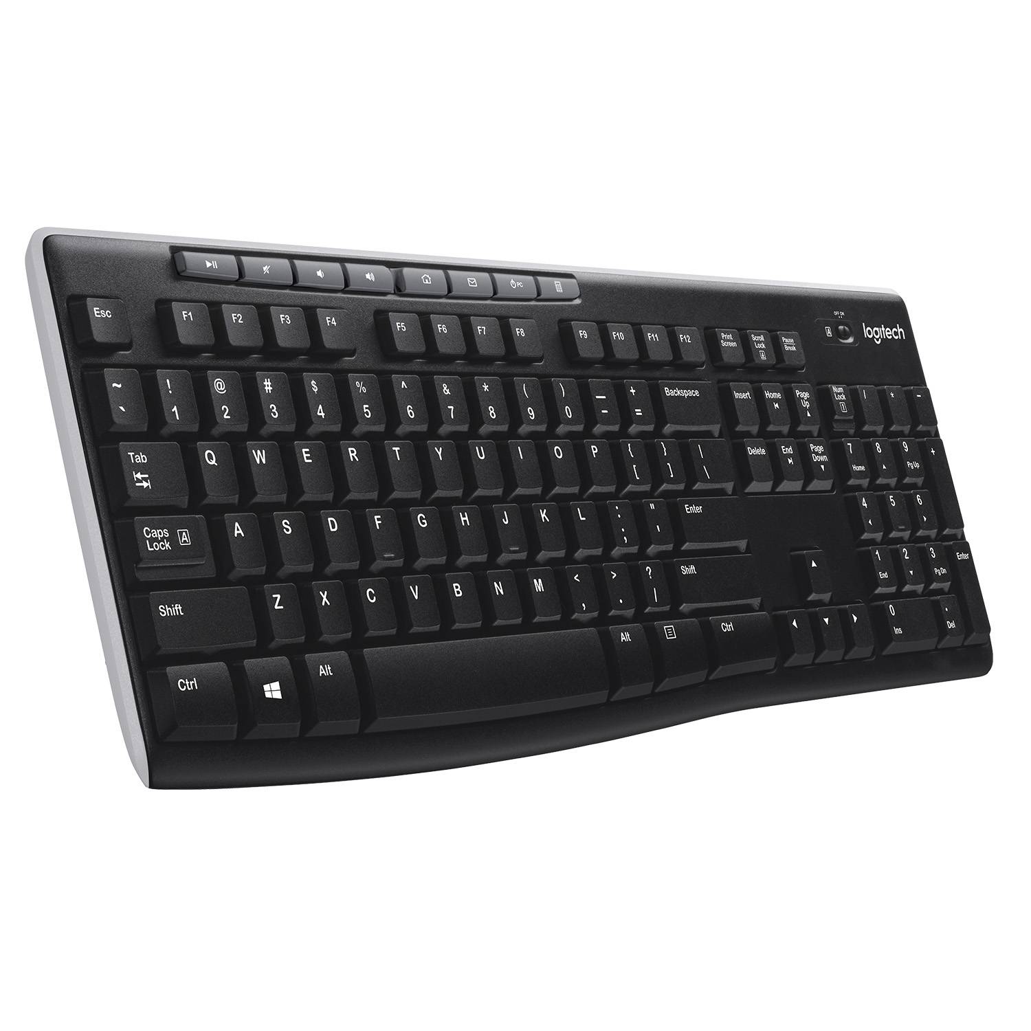 Logitech Wireless Keyboard K270 - Tastatur - drahtlos - 2.4 GHz - Belgien-1