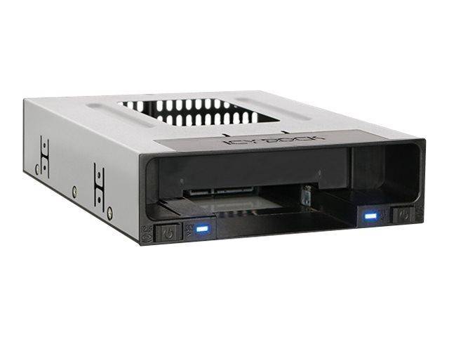 IcyDock Station per SSD o HDD 2,5" e 3,5" SATA /SAS per bay di dischi esterni da 5,25"-1