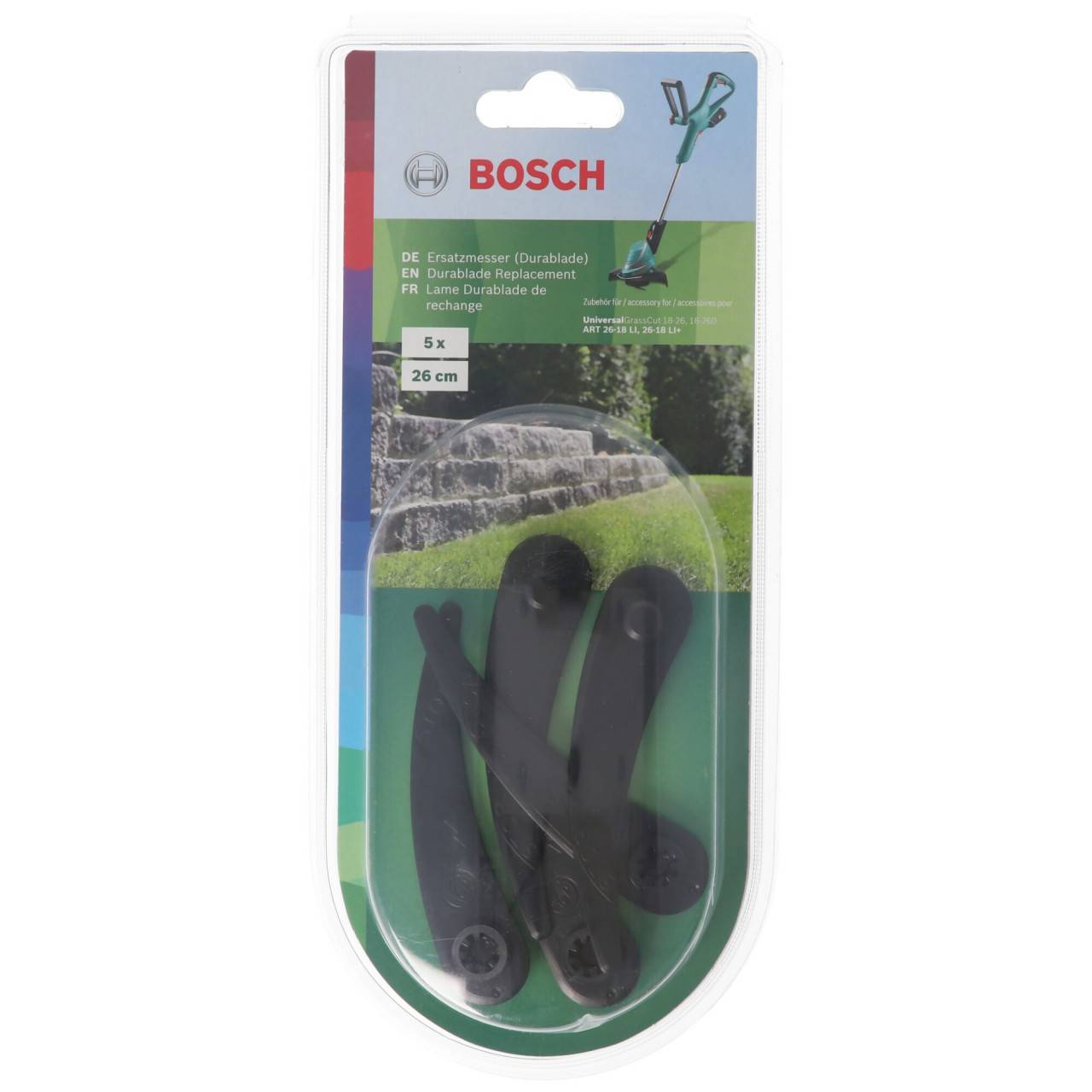 Lama di ricambio originale Bosch Lama in plastica Durablade F016800372, Bosch ART 26-18 Li-0