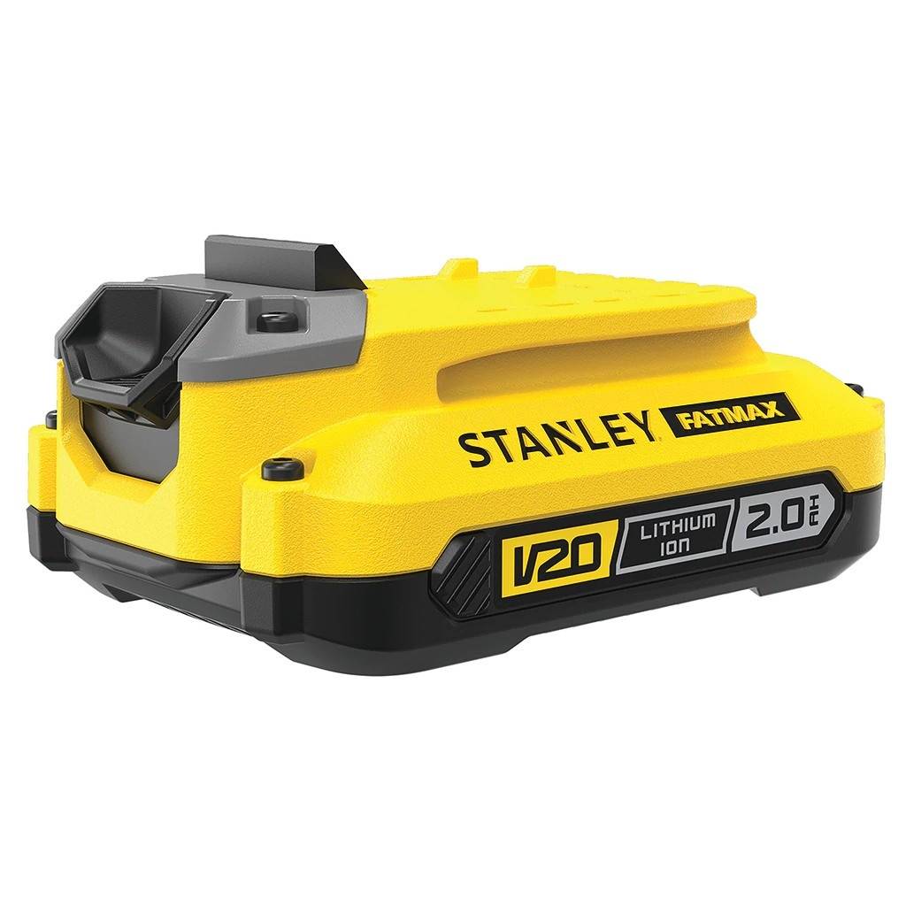 Batteria Stanley Fatmax ioni di litio 18v / 20v - 2.0 ah SFMCB202-XJ-0