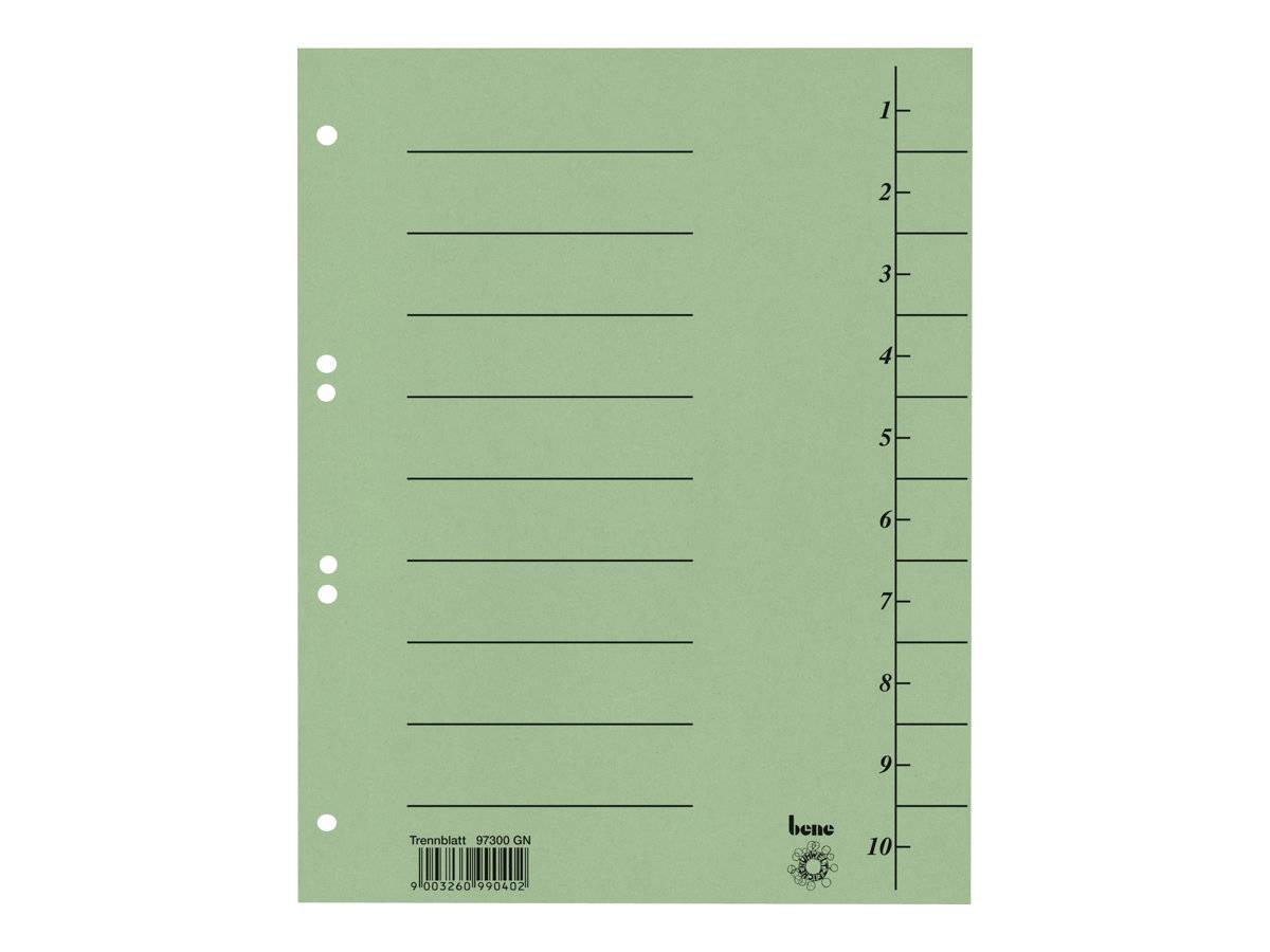 Bene Disiding Foglie DIN A4 250 g/m² Verde-0