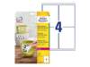 AVERY Zweckform Etichette resistenti alle intemperie Abl.Weatherf.Etik.99.1x139mm 99.1 x 139.0 mm bianco