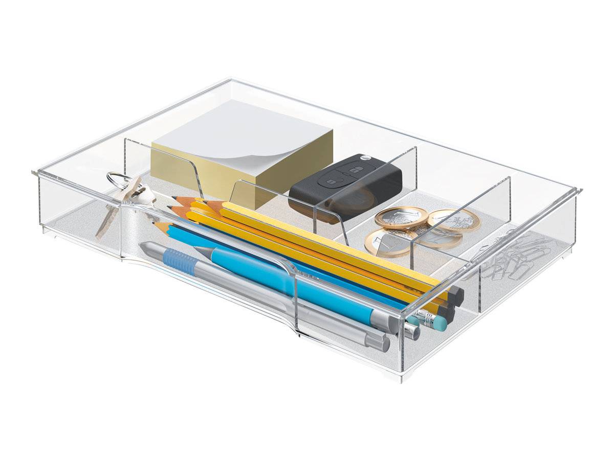 Leitz 52150002 organizzatore per cassetto di scrivania Trasparente-3