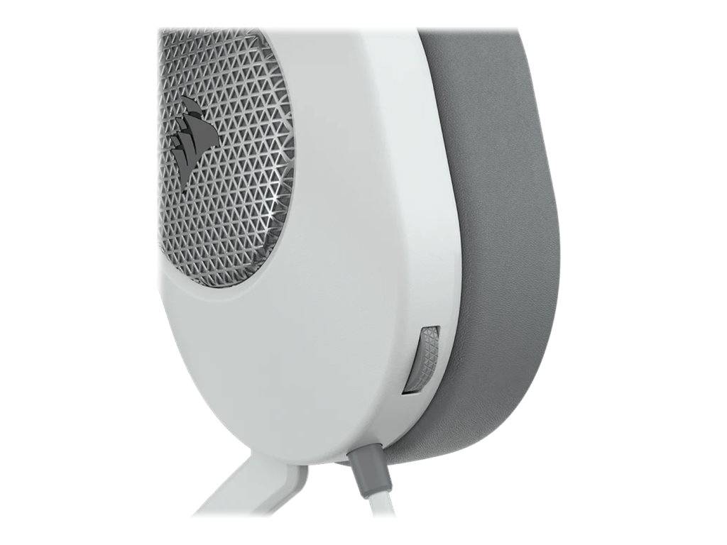 Cuffia con microfono Corsair HS65 SURROUND Auricolare Cablato Portatile Giocare Bianco [CA-9011271-EU]-1
