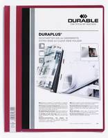 Durable DURAPLUS cartellina con fermafoglio Rosso-0