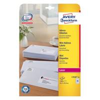 Avery L7636-25 etichetta autoadesiva Rettangolo con angoli arrotondati Permanente Bianco 1200 pz-3