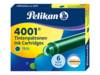 Cartucce per Stilografica 4001 TP/6 Pelikan - 300087 (Verde Conf. 6)
