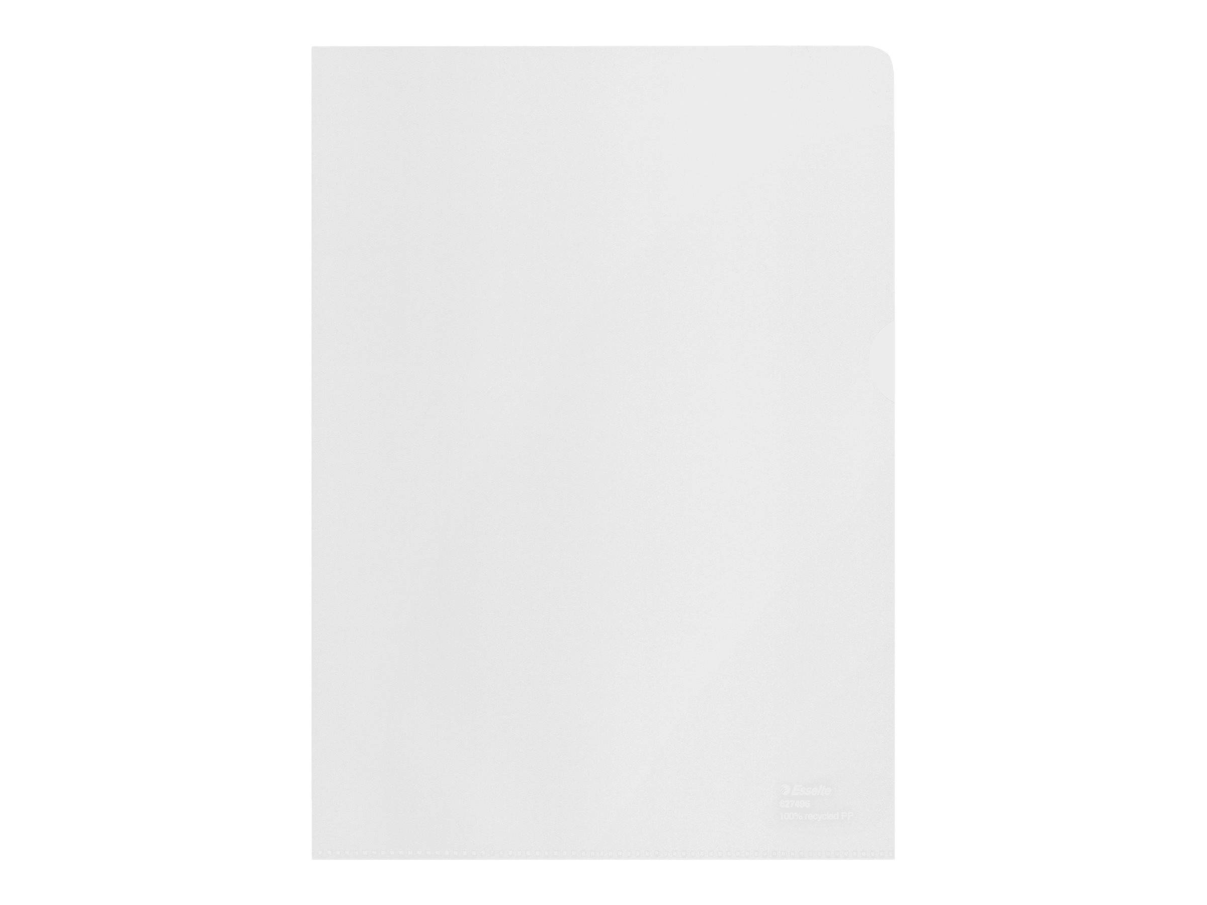 Esselte 627496 cartella Polipropilene [PP] Trasparente A4 (Omslag recycled 100my PP pr?g A4 [100])-4