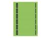 Leitz 16862055 etichetta autoadesiva Rettangolo Verde 150 pz