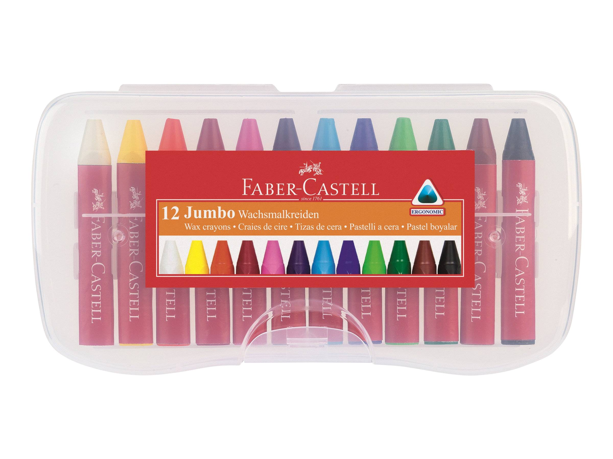 Confezione jumbo di pastelli a cera da 12-0