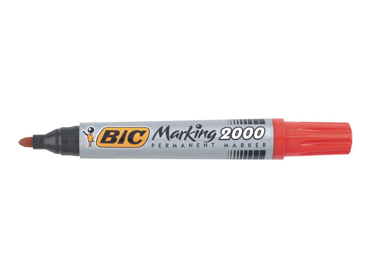 Marcatore permanente BIC Marking 2000 punta conica 4,95 mm rosso 8209133