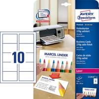 Avery C32026-25 biglietto da visita Laser/Inkjet Cartoncino Bianco 25 pz-1
