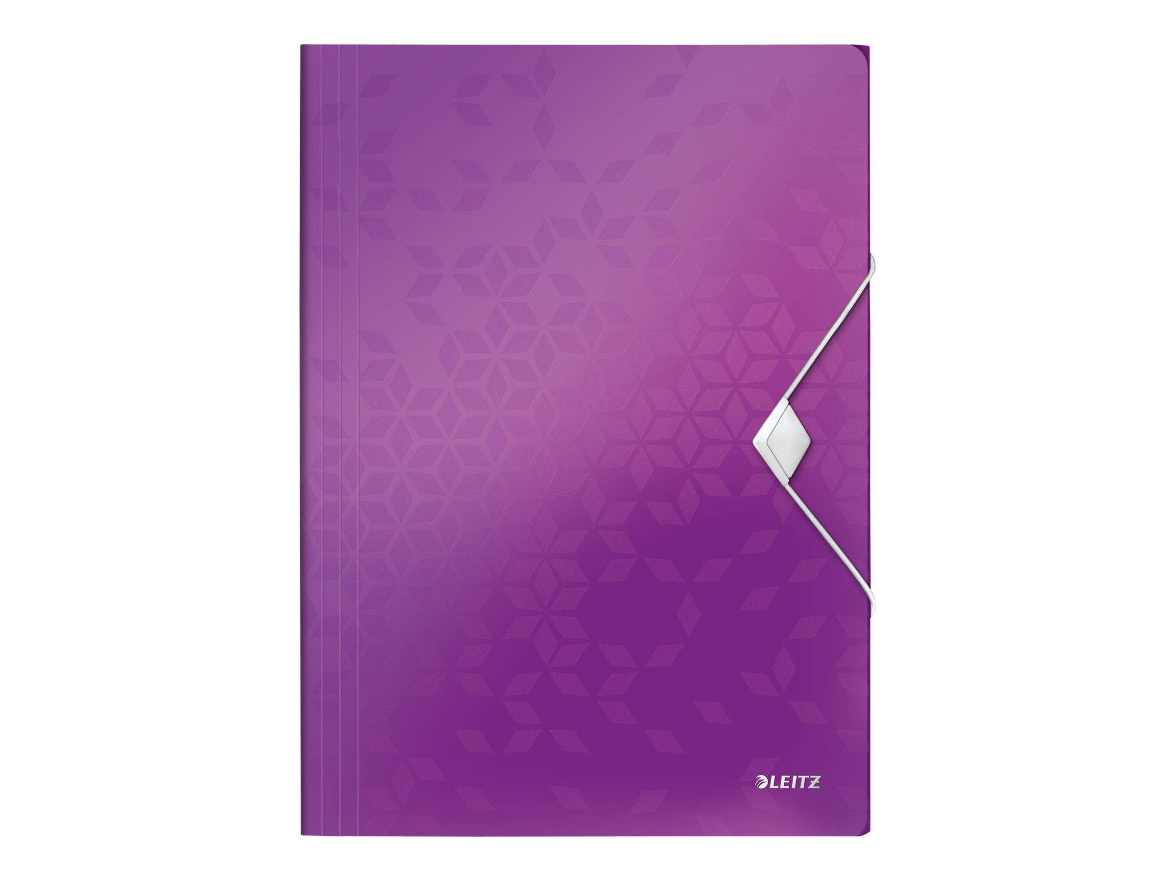 Leitz WOW Polipropilene (PP) Metallico, Viola A4-0