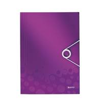 Leitz WOW Polipropilene (PP) Metallico, Viola A4-3