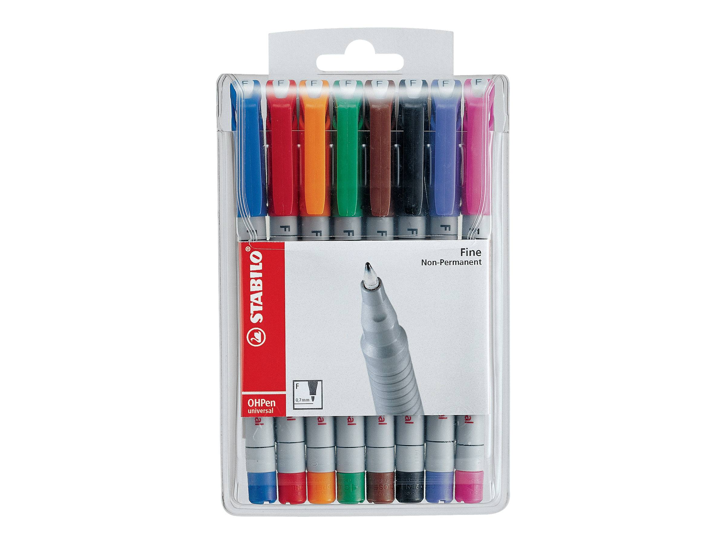 STABILO OHPen evidenziatore 8 pz Multicolore-0
