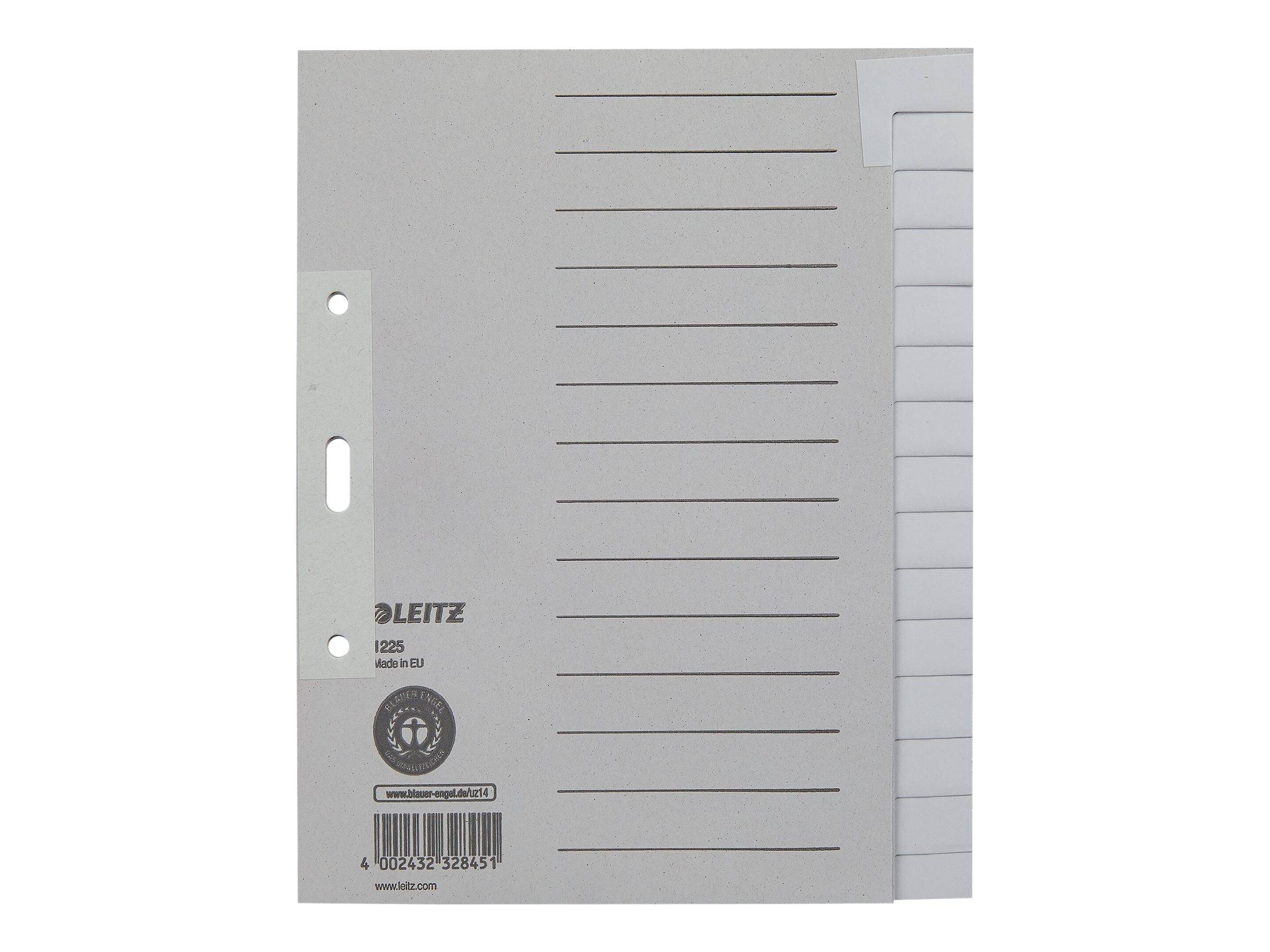 Registro LEITZ Registro vuoto LEITZ A5 verticale grigio-0