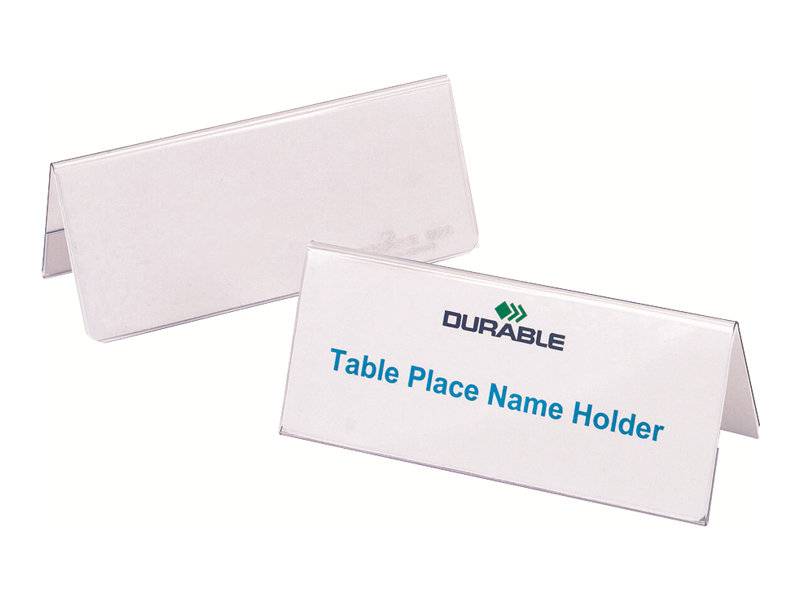 DURABLE - Weiß - 122 x 150 mm - 150 g/m² - 40 Karte(n) (20 Bogen x 2) Namensbadge-Karten-1