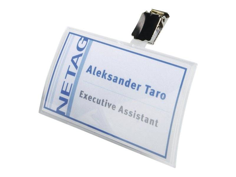 DURABLE - Weiß - 122 x 150 mm - 150 g/m² - 40 Karte(n) (20 Bogen x 2) Namensbadge-Karten-2