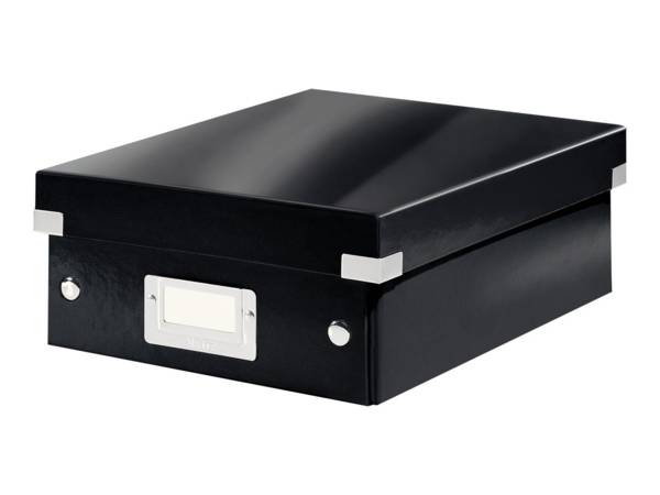 Leitz 60570095 scatola per la conservazione di documenti Cartoncino, Pannello in fibra Nero