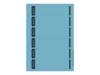 Leitz 16862035 etichetta autoadesiva Rettangolo Blu 150 pz