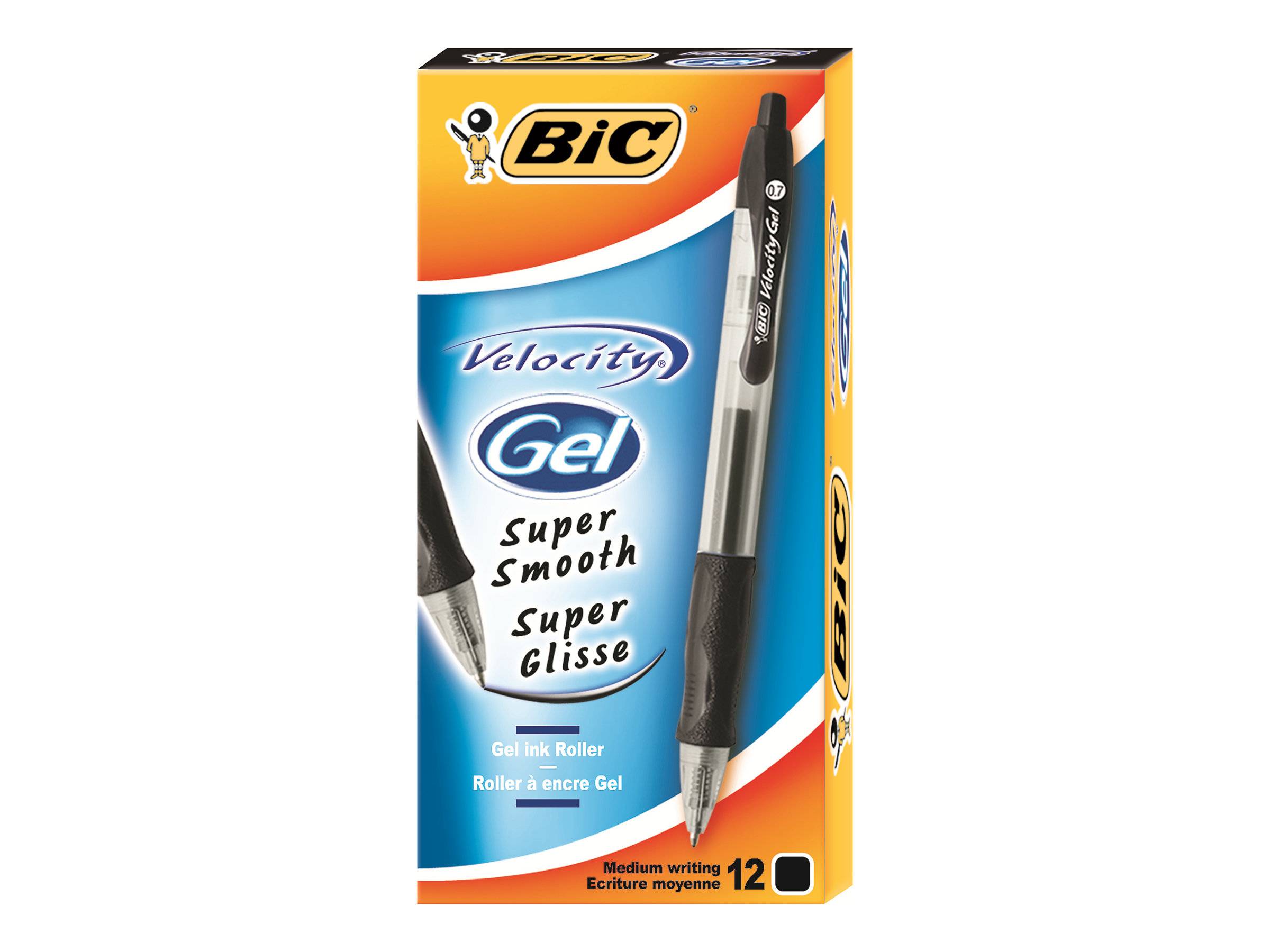 BIC 829157 penna a sfera Nero Penna a sfera retrattile a clip 12 pz-0