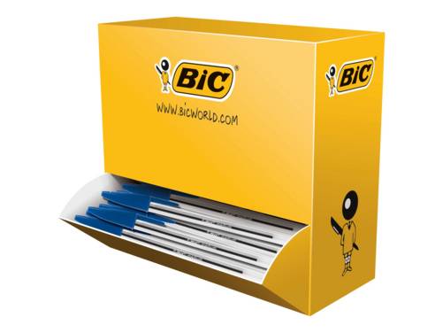 BIC Cristal Medium Blu Penna a sfera Medio 100 pz