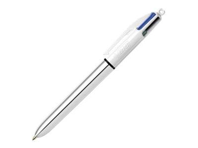 BIC 4 Colours Shine Nero, Blu, Verde, Rosso Penna a sfera retrattile a clip Medio 12 pz-0