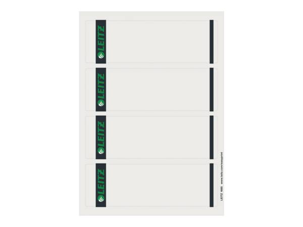 Leitz 16850085 etichetta autoadesiva Rettangolo Grigio 400 pz