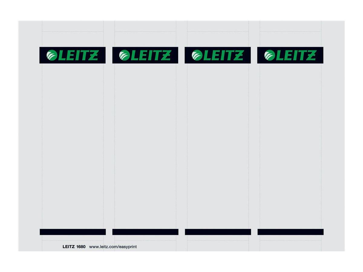 Leitz 16800085 etichetta non adesiva 100 pz Grigio-0