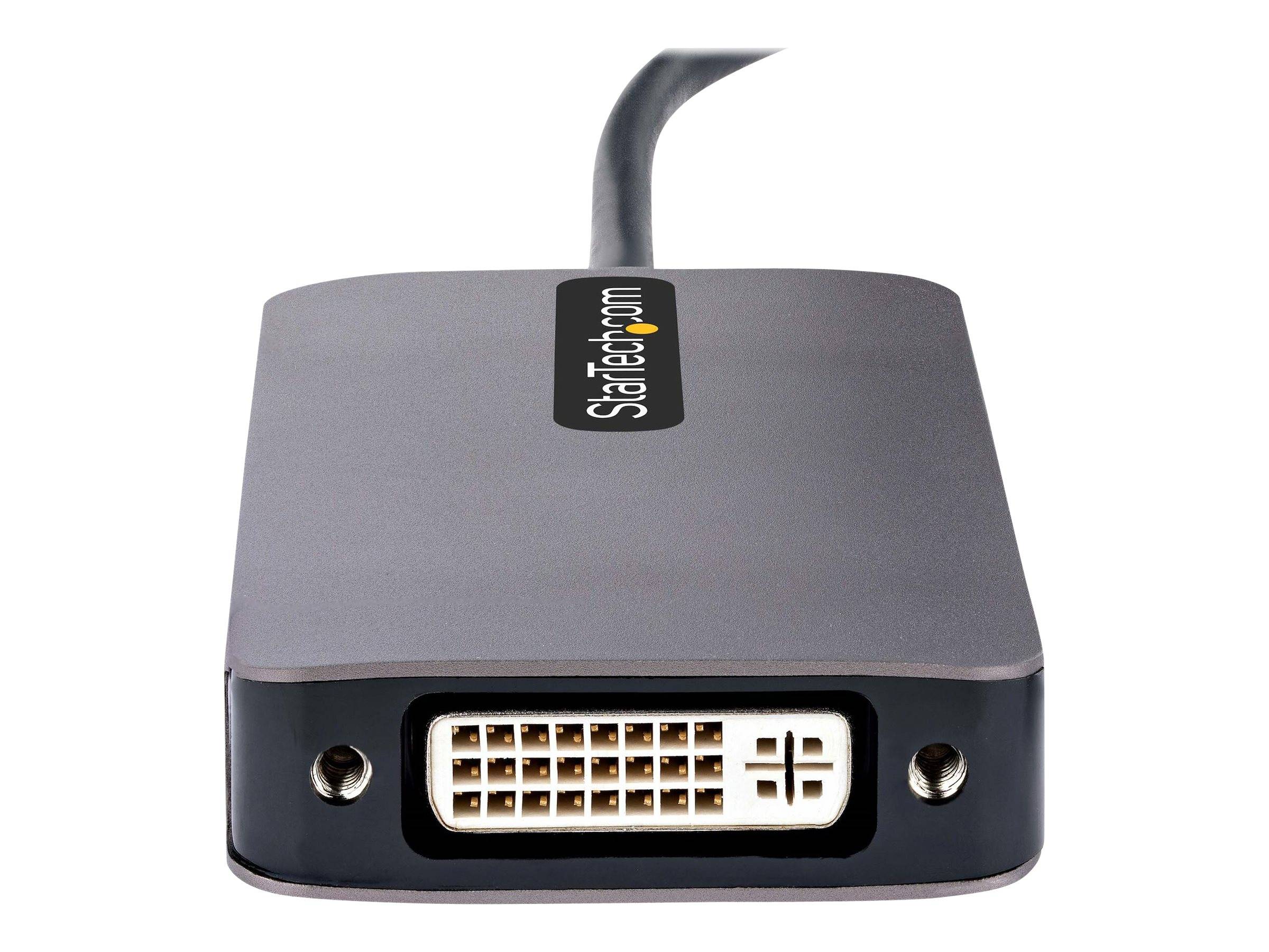 StarTech.com Adattattore USB C a HDMI DVI o VGA, Adattatore video multiporta fino a 4K 60Hz, Compatibile con-0