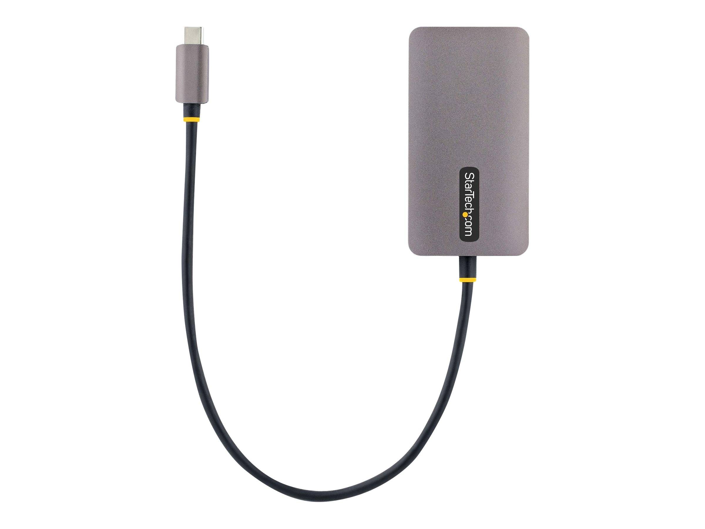 StarTech.com Adattattore USB C a HDMI DVI o VGA, Adattatore video multiporta fino a 4K 60Hz, Compatibile con-4