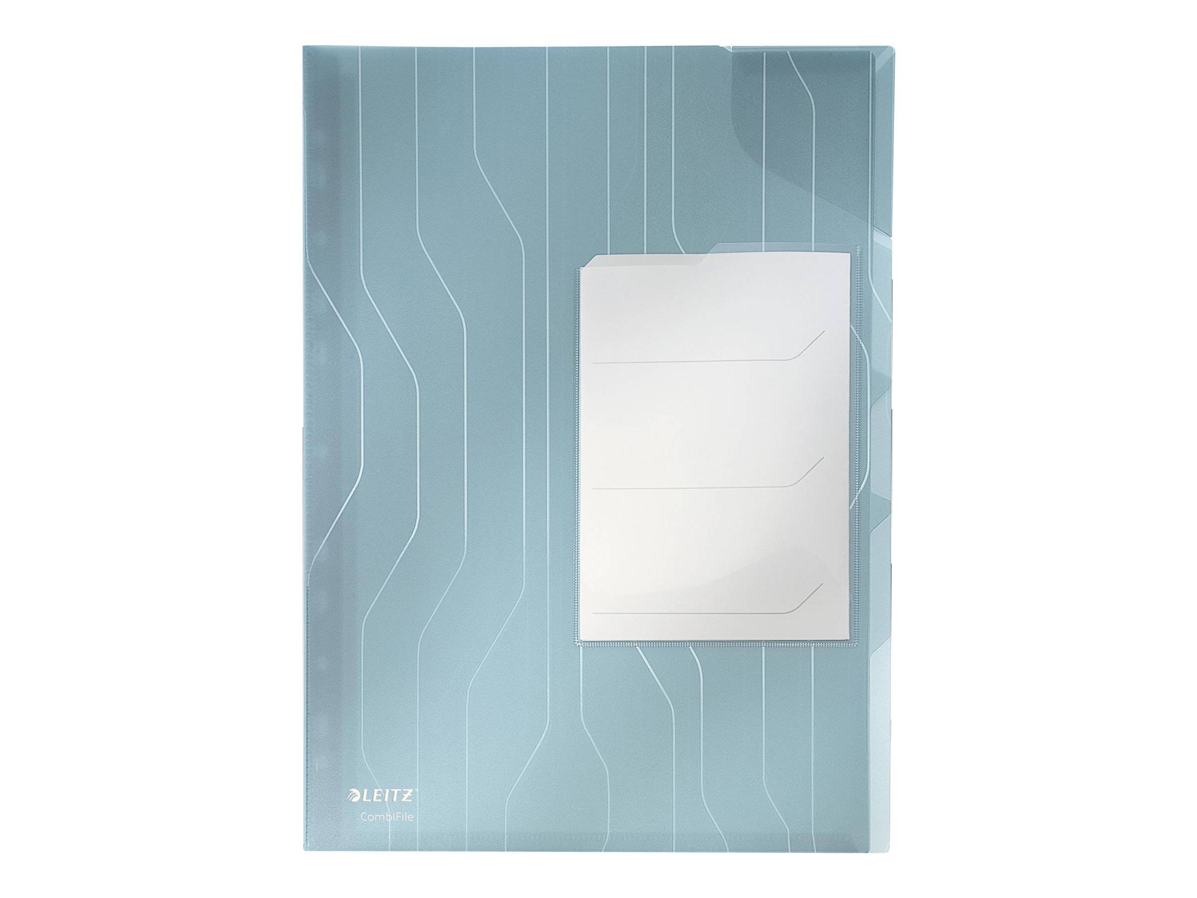 Leitz CombiFile cartellina con fermafoglio Polipropilene (PP) Blu-1