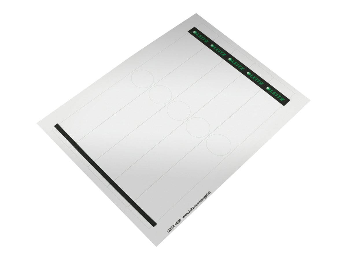 Leitz 60990085 etichetta autoadesiva Rettangolo Grigio-1