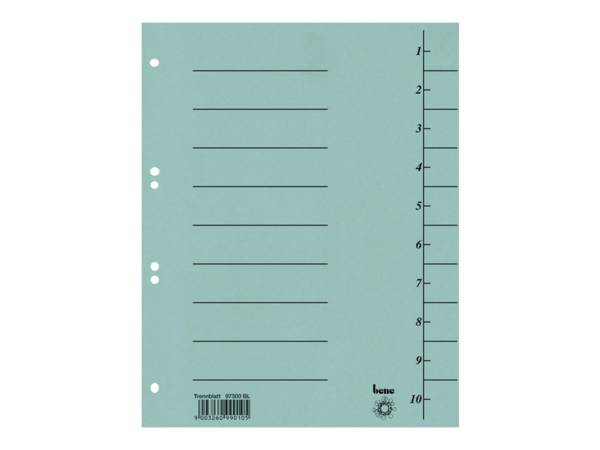 Bene Disiding Foglie DIN A4 250 g/m² blu