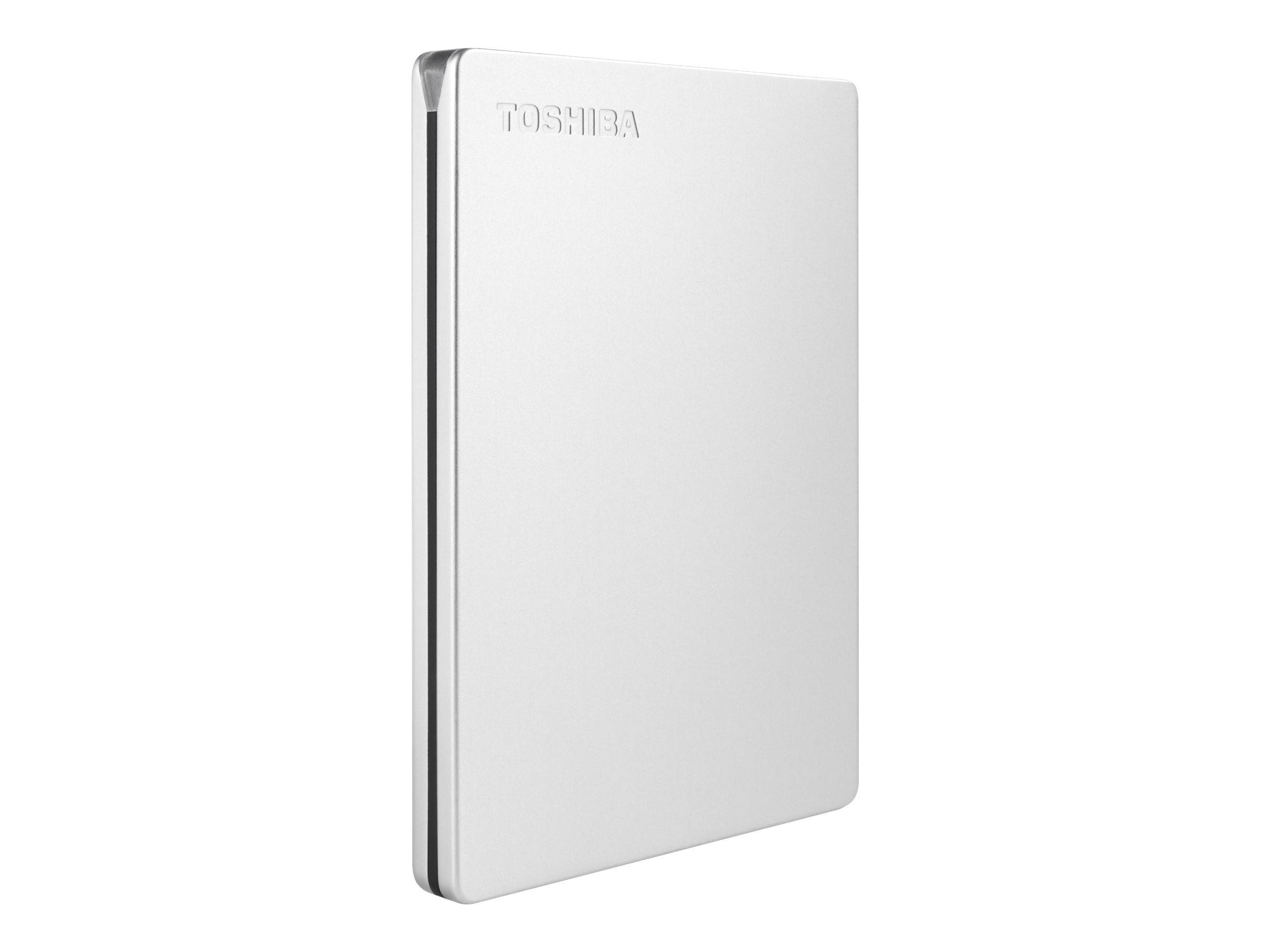 Toshiba Canvio Slim disco rigido esterno 1 TB 2.5 Micro-USB B 3.2 Gen 1 (3.1 Gen 1) Argento-1