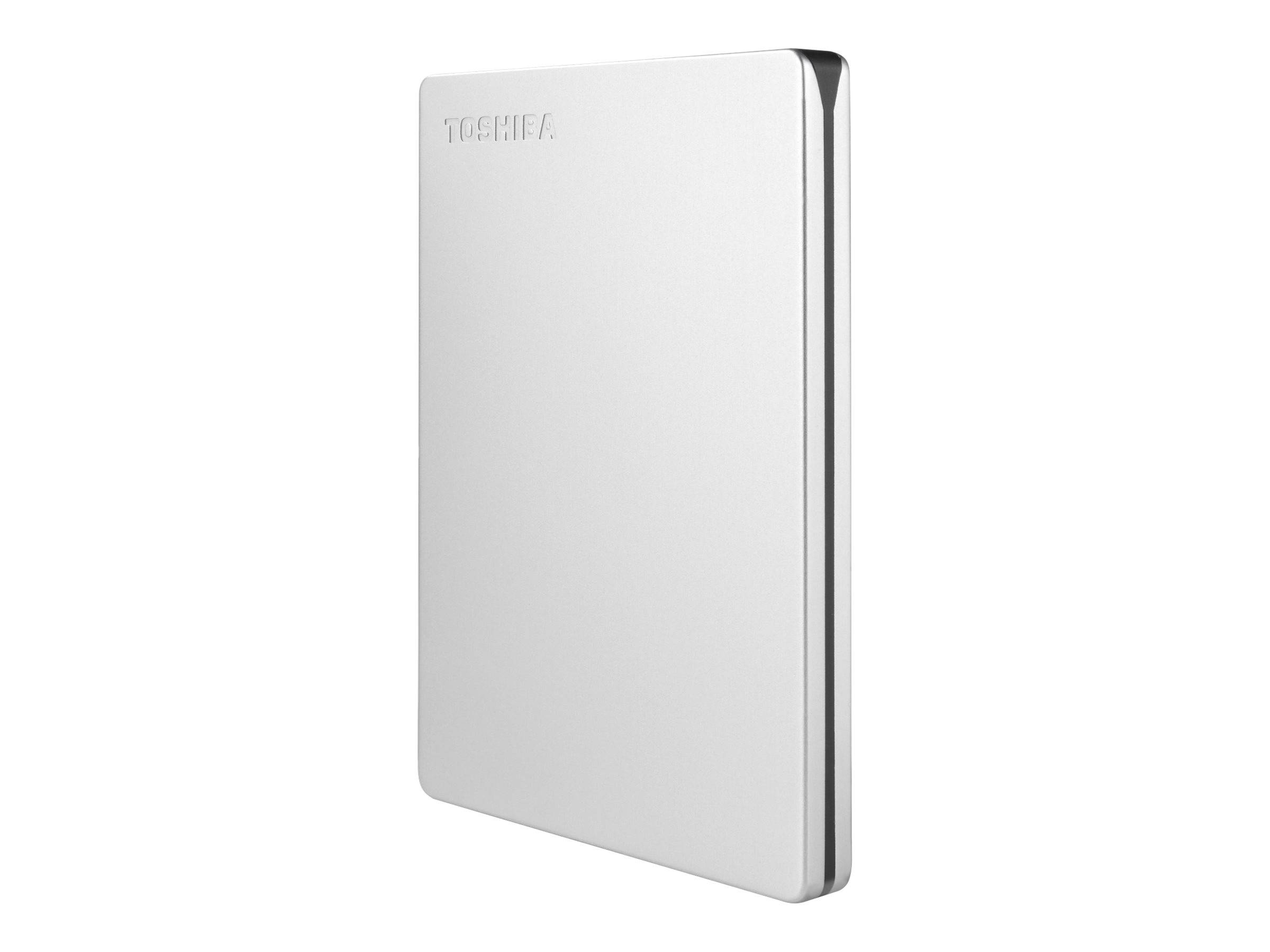 Toshiba Canvio Slim disco rigido esterno 1 TB 2.5 Micro-USB B 3.2 Gen 1 (3.1 Gen 1) Argento-2